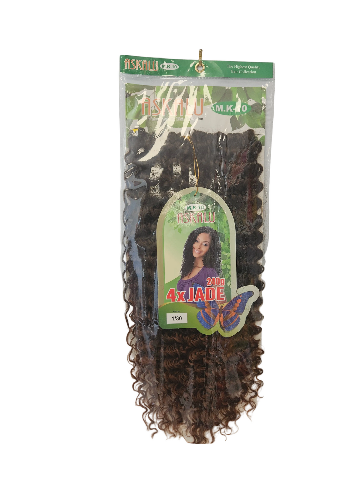 GGBeauty Askalu 4x Jade Crochet hair extensions.