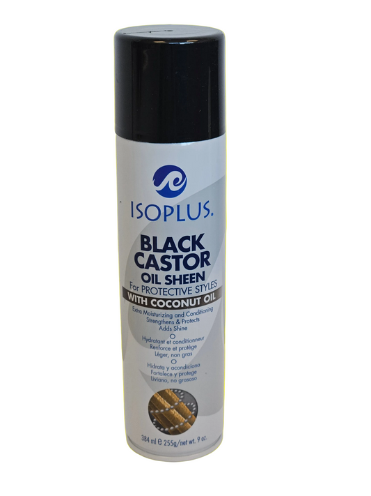 ISOPLU. Black Castor Oil Sheen For Protection Styles