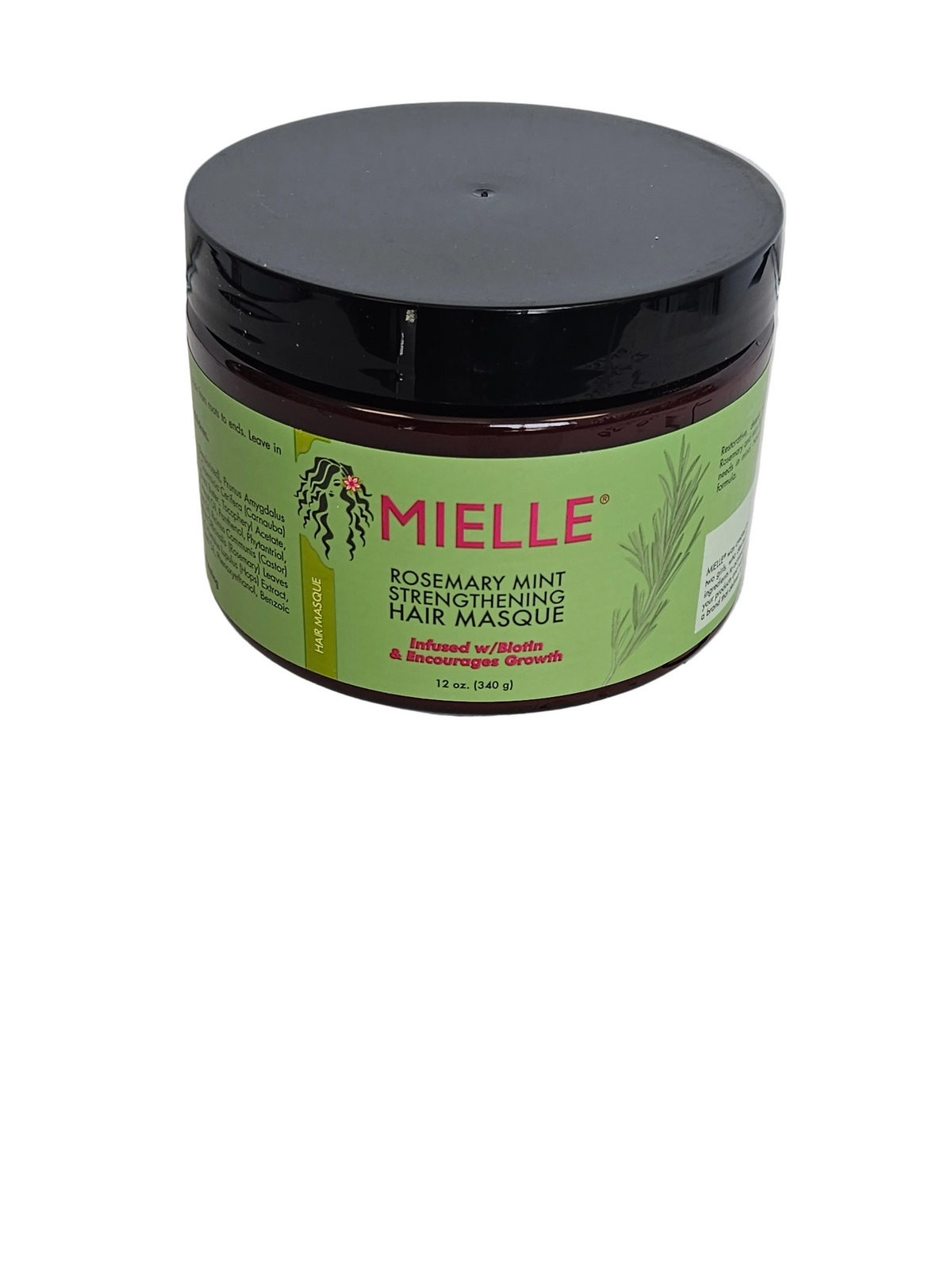 MIELLE ROSEMARY STRENGTHENING HAIR MASQUE.
