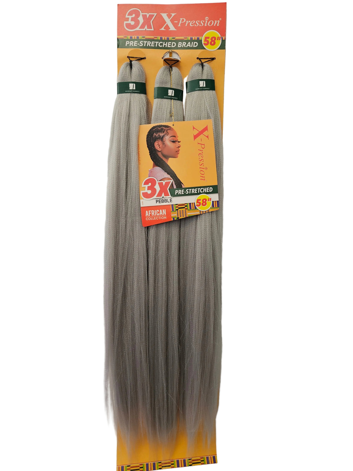 3X X-pression Pre-Stretched Braid 58''