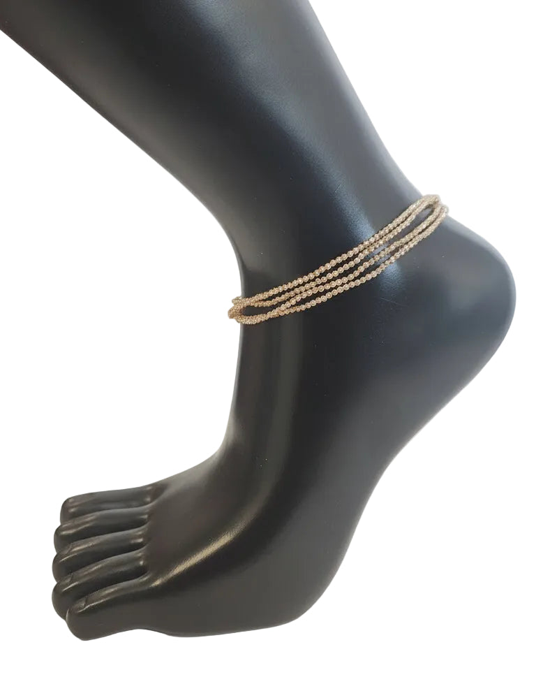 GG's African Beads Ankles 2Pcs,Handmade Beaded Foot Chain Jewelry For Women Bracelets