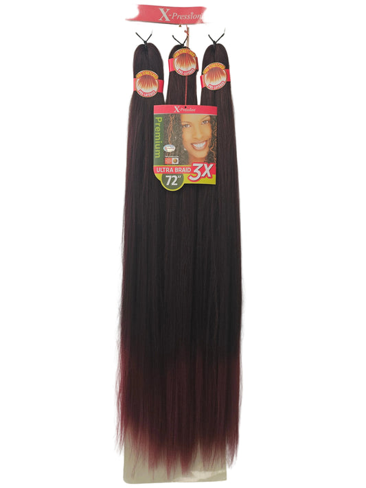 Outre Braid: X-pression Kanekalon 3X Pre Stretched Ultra Braids 72''
