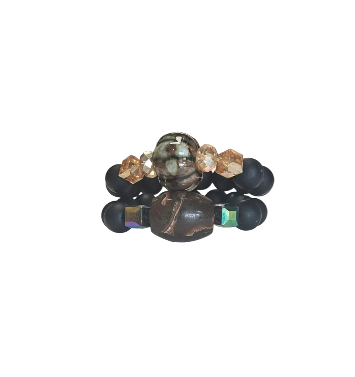 GGBEAUTY HandMade African Bracelet beads[Two piece]