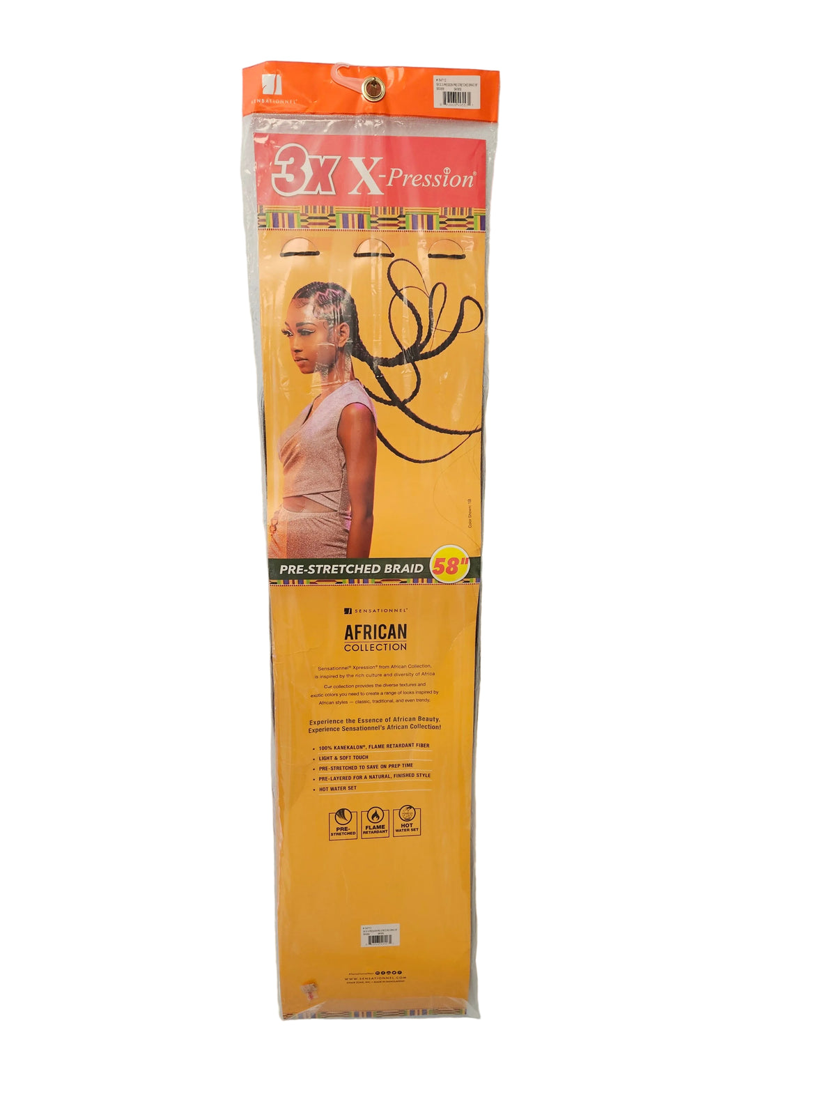 3X X-pression Pre-Stretched Braid 58''