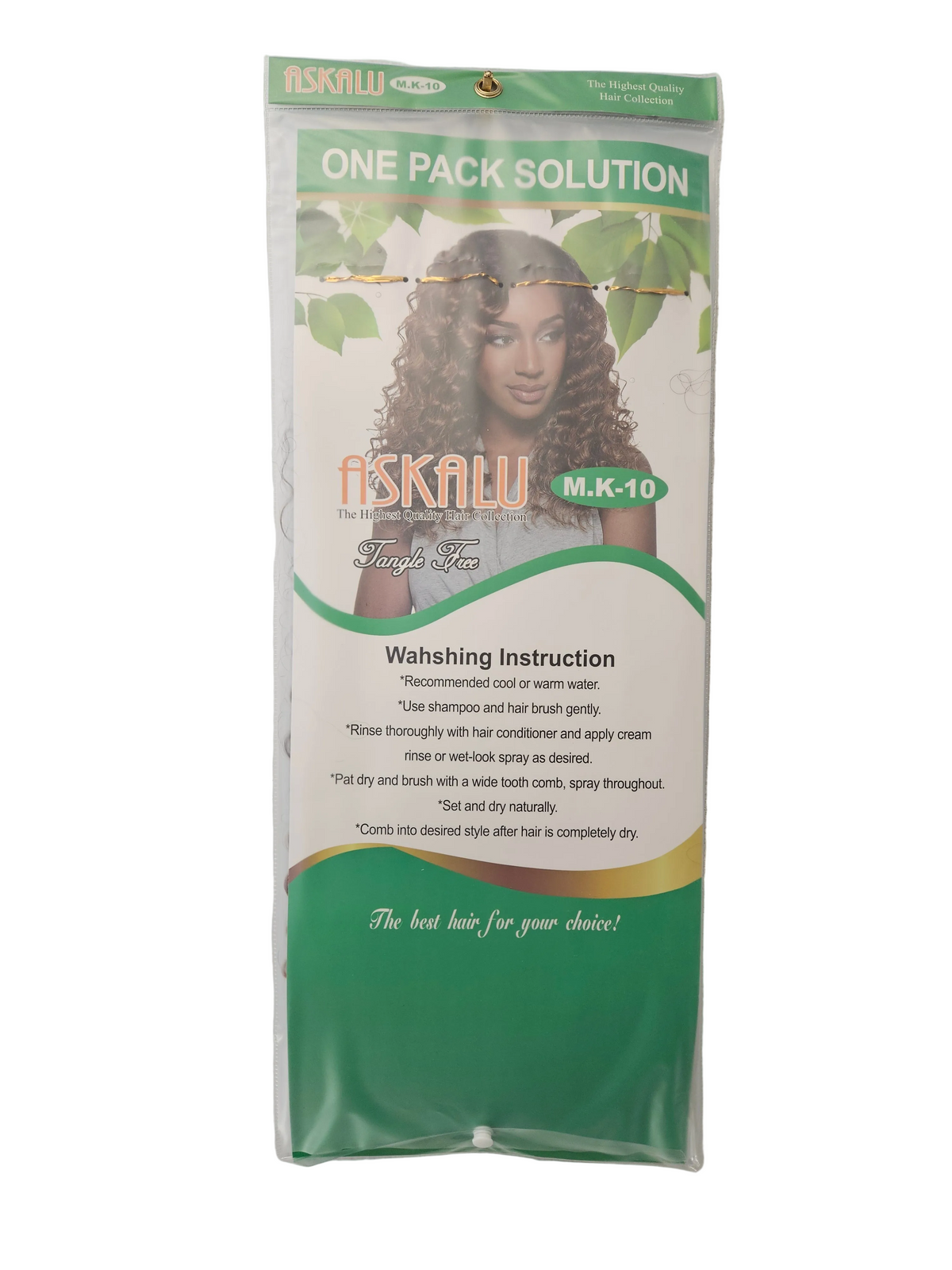 GGBeauty Askalu 4x Jade Crochet hair extensions.