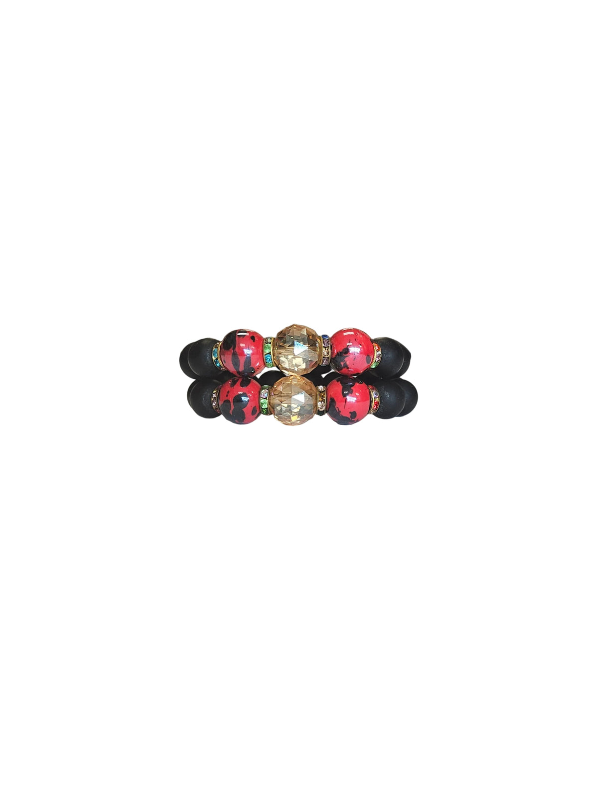 GGBEAUTY HandMade African Bracelet beads[Two piece]