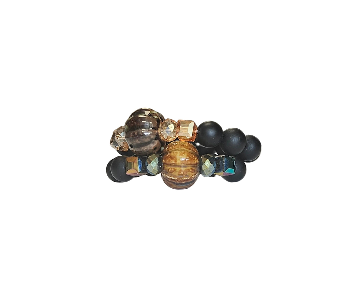 GGBEAUTY HandMade African Bracelet beads[Two piece]