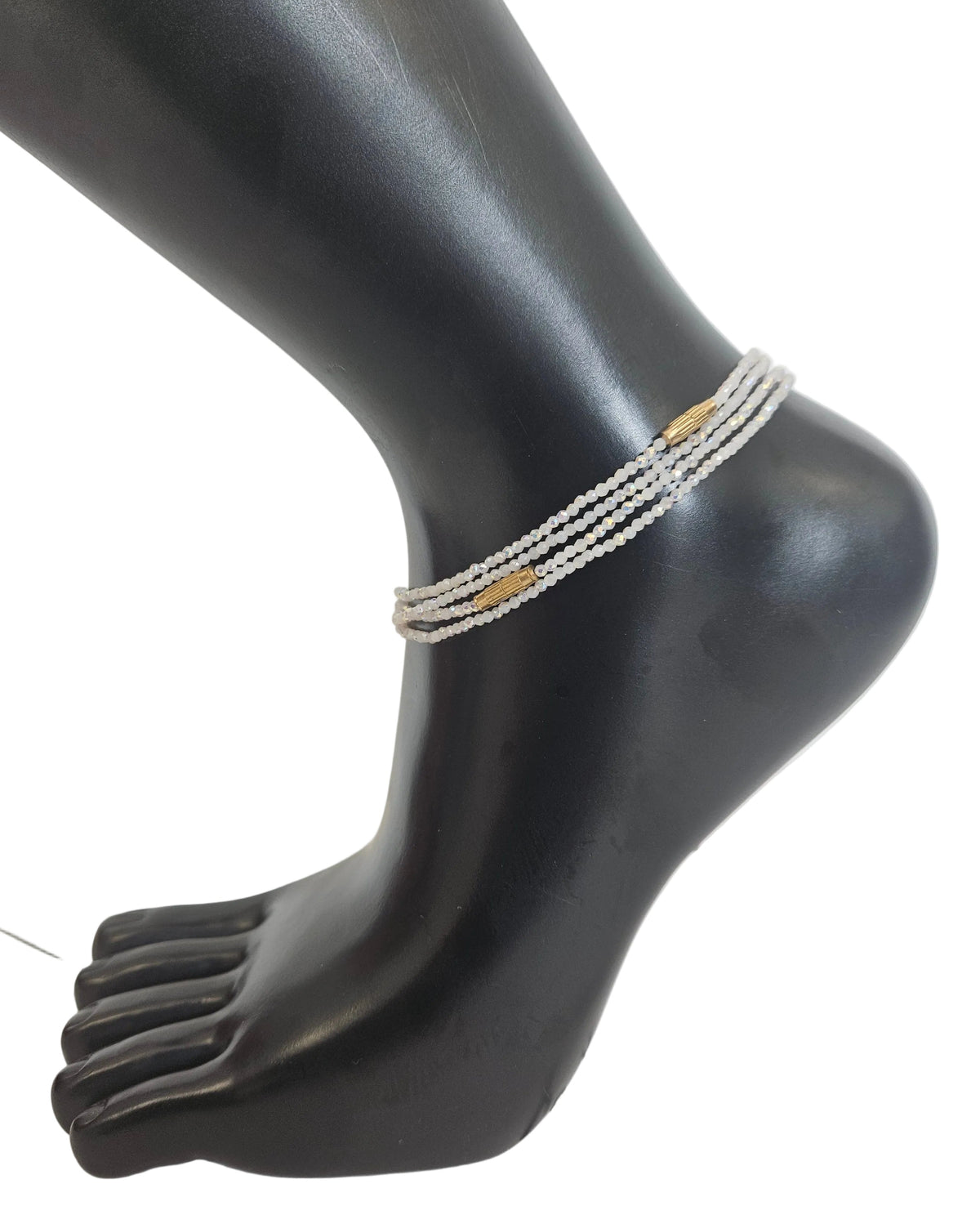 GG's African Beads Ankles 2Pcs,Handmade Beaded Foot Chain Jewelry For Women Bracelets