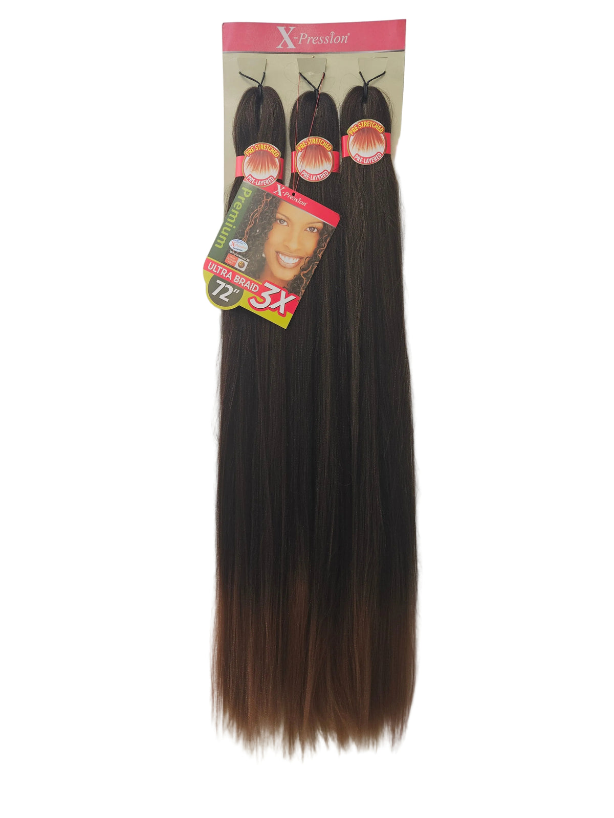 Outre Braid: X-pression Kanekalon 3X Pre Stretched Ultra Braids 72''