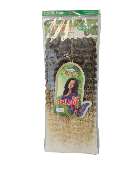 GGBeauty Askalu 4x Jade Crochet hair extensions.